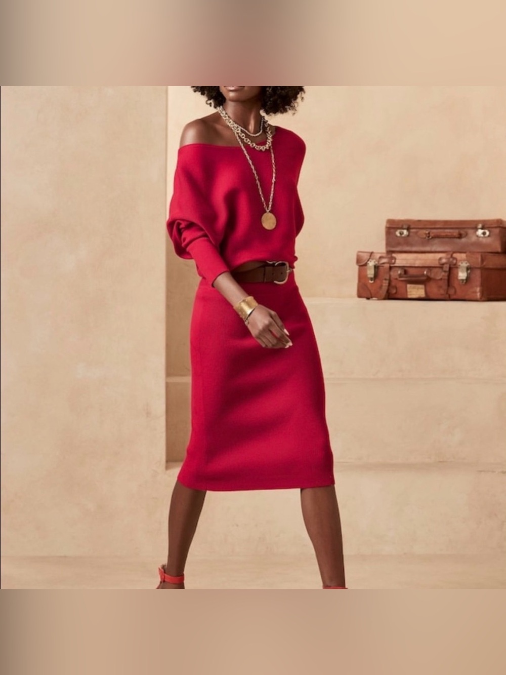 NWT Banana Republic Colleta Off Shoulder Dress M